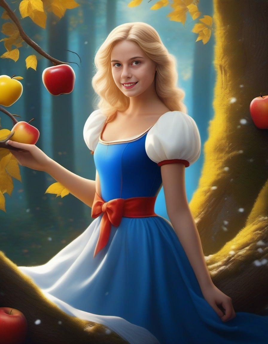 Princess and the apple