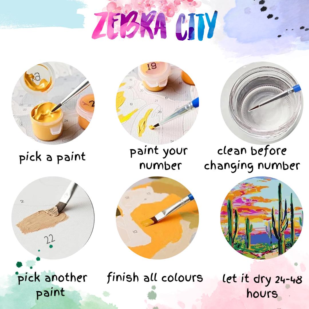 Personalised Paint By Number Kit