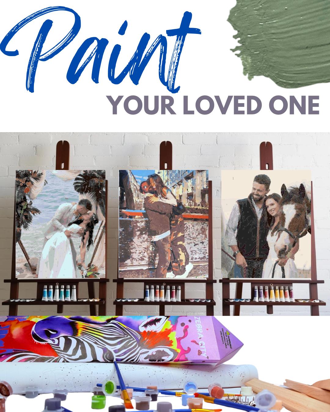 Personalised Paint By Number Kit